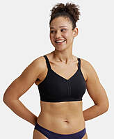 JOCKEY Wirefree Non Padded Super Combed Cotton Elastane Stretch Full Coverage Minimizer Bra ES27