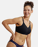 JOCKEY Wirefree Non Padded Super Combed Cotton Elastane Stretch Full Coverage Minimizer Bra ES27