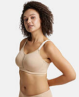 JOCKEY Wirefree Non Padded Super Combed Cotton Elastane Stretch Full Coverage Minimizer Bra ES27