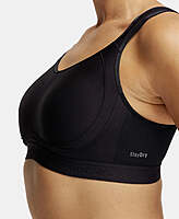 JOCKEY Wirefree Non Padded Microfiber Elastane Stretch Full Coverage Sports Bra with StayDry Treatment MI11