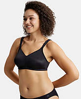 JOCKEY Wirefree Non Padded Soft Touch Microfiber Elastane Stretch Full Coverage Minimizer Bra with Broad Cushioned Fabric Strap 1841