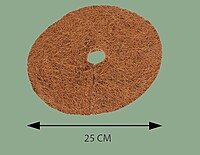 Coco Mulch Mat | Coir Mulching Disc & Rectangle Mat | Natural Coconut Fiber
