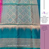PURE KANCHIVARAM SOFT SILK SAREE CUSSSIL22423