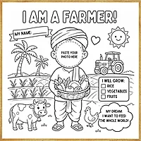 I Am a Farmer – Colour & Frame Kit