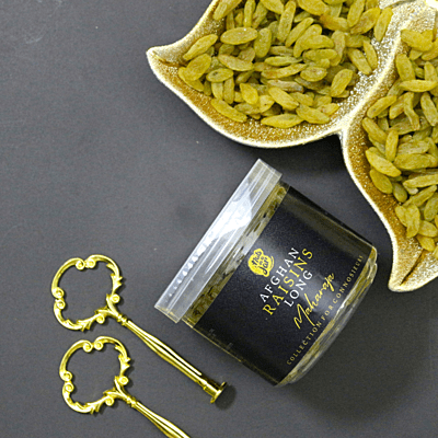 Nuts in a Jar Maharaja Afghan Sandukani Raisins Long 250 Grams Nuts in a Jar Maharaja Afghan Sandukani Raisins Long 250 Grams