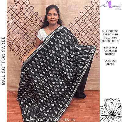 MUL COTTON SAREE ssgSMCS24787