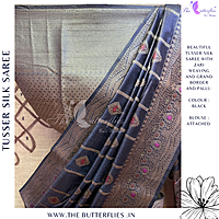 PURE TUSSER SILK SAREE YBRSTSK24589 PURE TUSSER SILK SAREE YBRSTSK24589