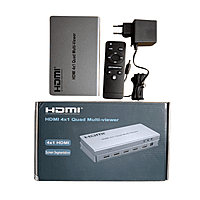 HDMI 4×1 Quad Multi-Viewer – Multiple HDMI Sources on One Display