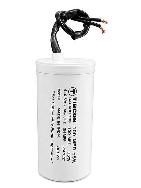 Tibcon 100 MFD 440 V Capacitor for Submersible Pump