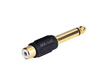 MX P-38 MONO MALE / RCA FEMALE CONNECTOR (G.P.) MX P-38 MONO MALE / RCA FEMALE CONNECTOR (G.P.)