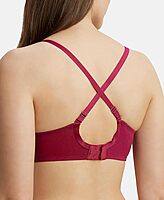 Jockey Wirefree Padded Super Combed Cotton Elastane Stretch Medium Coverage T-Shirt Bra with Detachable Straps FE23