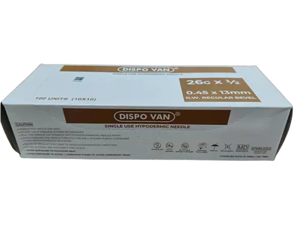 Dispo Van Single Use Hypodermic Needle