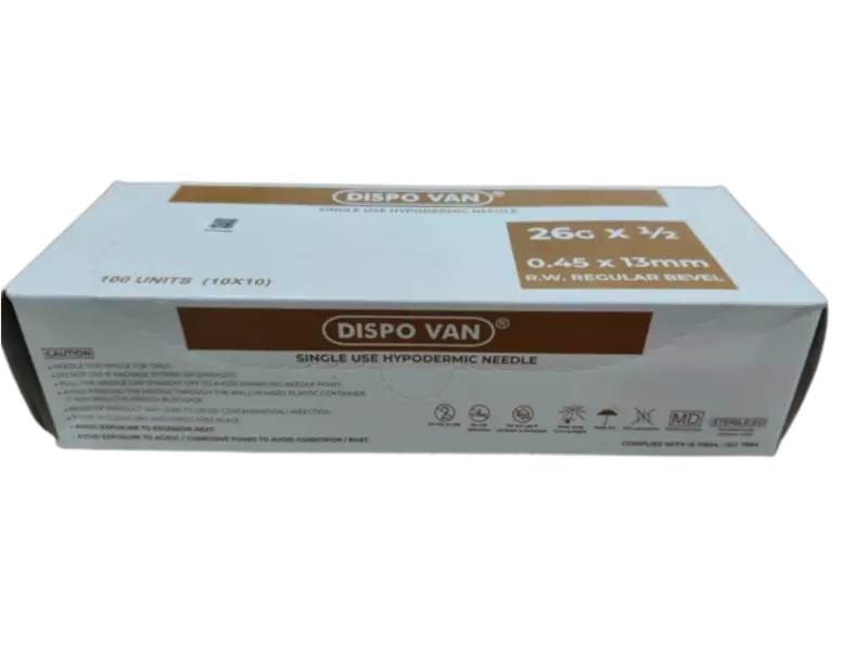 Dispo Van Single Use Hypodermic Needle