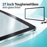 PCAP Touch Overlay 27 inch with Anti-Glare Cover Glass (USB) PCAP Touch Overlay 27 inch with Anti-Glare Cover Glass (USB)