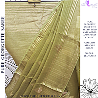 PURE GEORGETTE SAREE  VFLSGRS23922