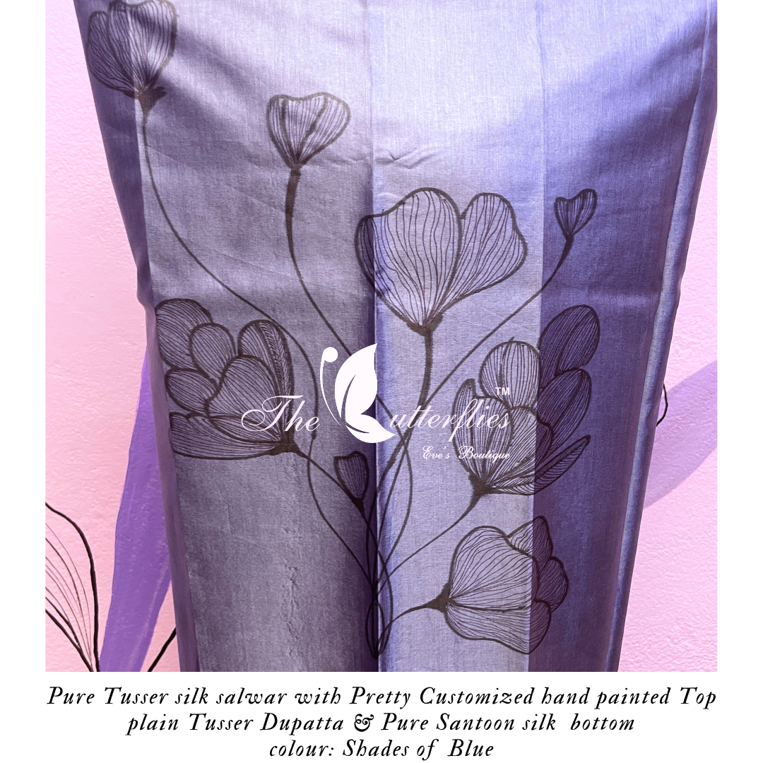 PURE TUSSER SILK SALWAR ANCCTRS24225