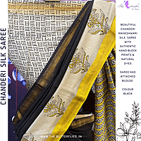 Chanderi Maheshwari Silk Saree SHPSCDS24504 Chanderi Maheshwari Silk Saree SHPSCDS24504