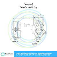 Flameproof Switch Socket with Plug