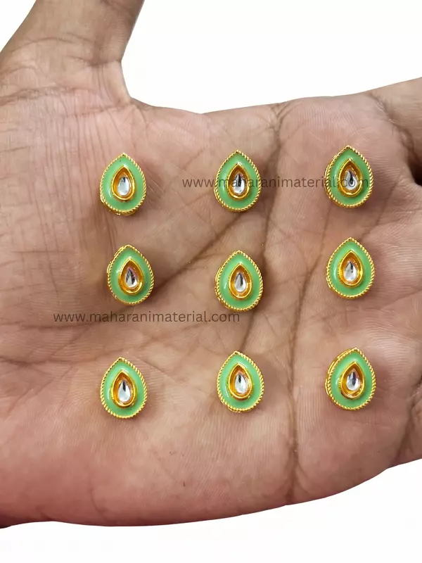 Meena Kundan Drop L