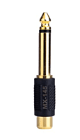 MX P-38 MONO MALE / RCA FEMALE CONNECTOR (G.P.) MX P-38 MONO MALE / RCA FEMALE CONNECTOR (G.P.)