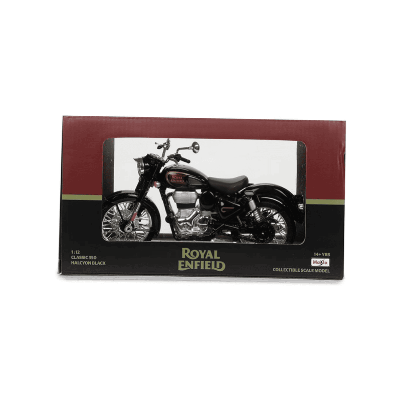 Royal Enfield Classic 350 | 1:12 | Maisto-Halcyon Black