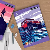 Classmate | Longbooks | Page: 172 | Size: 272 X 167 | Ruling: Unruled | Binding: Center Stapled | Pack of 12| Item Code: 2000197