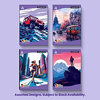 Classmate | Longbooks | Page: 172 | Size: 272 X 167 | Ruling: Unruled | Binding: Center Stapled | Pack of 12| Item Code: 2000197