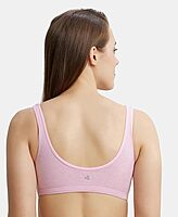 Jockey Super Combed Cotton Elastane Stretch Slip On Lounge Bra With StayFresh Treatment 1550