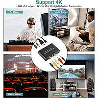 HDMI ARC Audio Extractor & DAC Converter – HDMI to Optical & RCA Audio