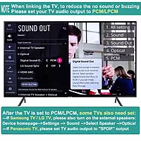 HDMI ARC Audio Extractor & DAC Converter – HDMI to Optical & RCA Audio