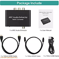 HDMI ARC Audio Extractor & DAC Converter – HDMI to Optical & RCA Audio