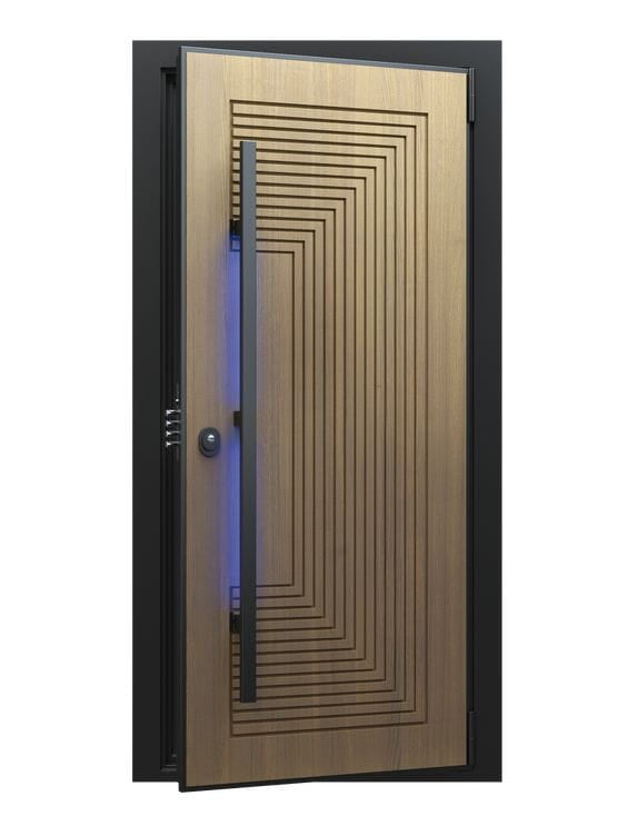 Modern 2.5D HDHMR Door with Stylish Deco Paint