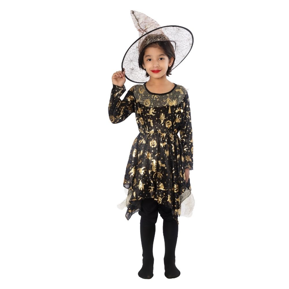 Halloween Fancy Dress Costume with Hat Halloween Fancy Dress Costume with Hat