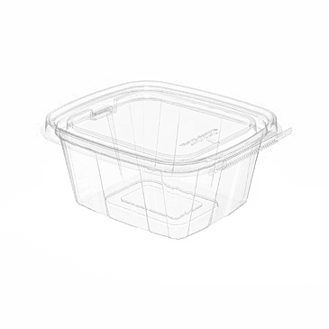 Tamper-evident Clamshells - Airtight Containers - TE 300 / 16oz - TRF