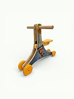 3-in-1 Wooden Baby Push Walker / Ride on Scooter / Balance Bike - Vanar