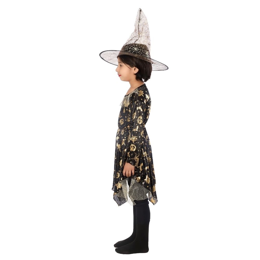 Halloween Fancy Dress Costume with Hat Halloween Fancy Dress Costume with Hat