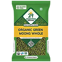 24 MANTRA ORGANIC GREEN MOONG WHOLE - 500G