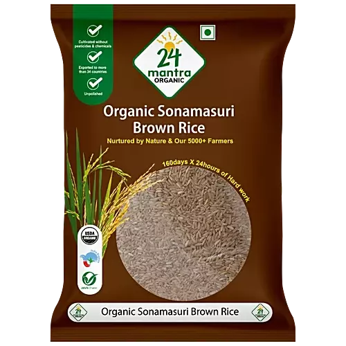 24 Mantra Organic Sonamasuri Brown Rice 1kg