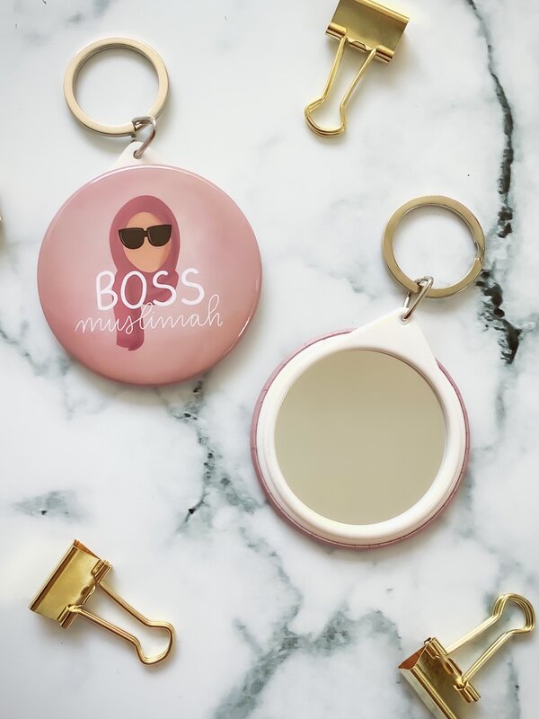 Boss Muslimah Keychain