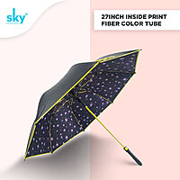 27INCH BLACK FIBER INSIDE PRINT | (Pack of 6pcs) | INR 300/piece