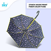 27INCH BLACK FIBER INSIDE PRINT | (Pack of 6pcs) | INR 300/piece