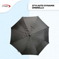 27inch Black Silver Automatic Classic Umbrella 27inch Black Silver Automatic Classic Umbrella