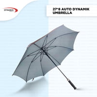 27inch Black Silver Automatic Classic Umbrella 27inch Black Silver Automatic Classic Umbrella