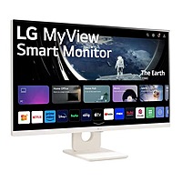 LG MyView 27SR50F-W 27-Inch Smart Monitor (FHD, HDR10, HDMI, Speakers, White)