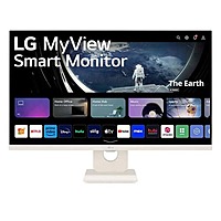 LG MyView 27SR50F-W 27-Inch Smart Monitor (FHD, HDR10, HDMI, Speakers, White)