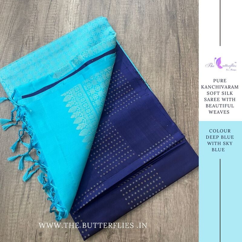 PURE KANCHIVARAM SOFT SILK SAREE CUSSSIL22418