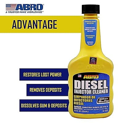 Abro DI-502 SUV Car Diesel Fuel Treatment and Injector Cleaner for Mileage Improvement & Deposit Cleaning (354 ml)
