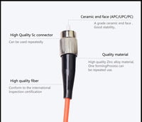 Fiber Optic FC/UPC-LC/UPC MM DX 3m Patch Cord Fiber Optic FC/UPC-LC/UPC MM DX 3m Patch Cord