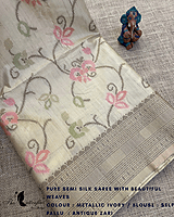 PURE SEMI SILK SAREE PFLSSIL25037 PURE SEMI SILK SAREE PFLSSIL25037