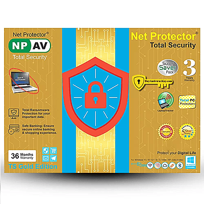 Net Protector Total Security GOLD 2023 (1pc) (3yr) Key  (Multiples of 11)
